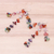 Gemstone earrings, 'Rainbow Rain' - Hand Made Multigem Earrings (image 2b) thumbail