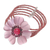 Garnet wrap bracelet, 'Garnet Blossom' - Beaded Garnet and Quartz Bracelet (image 2c) thumbail
