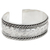 Sterling silver cuff bracelet, 'Merit' - Sterling Silver Cuff Bracelet (image 2b) thumbail