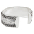 Sterling silver cuff bracelet, 'Merit' - Sterling Silver Cuff Bracelet (image 2c) thumbail