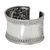Sterling silver cuff bracelet, 'Jasmine Lake' - Unique Floral Sterling Silver Cuff Bracelet thumbail