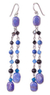 Lapis lazuli earrings, 'Blue Rain Shower' - Fair Trade Lapis Lazuli Dangle Earrings thumbail