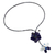 Lapis lazuli flower necklace, 'Song of Summer' - Lapis Lazuli Beaded Necklace from Thailand (image 2b) thumbail