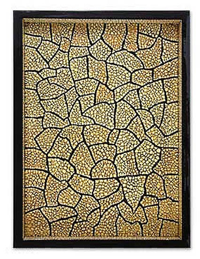 eggshell mosaic hand made decorative tray