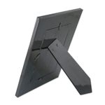 Lacquered wood picture frame, 'Weaving Lines' (4x6) - Lacquered Wood Picture Frame (4x6)