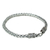 Men's sterling silver bracelet, 'Strength' - Men's Sterling Silver Chain Bracelet from Thailand (image 2a) thumbail
