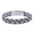 Sterling silver braided bracelet, 'Garden Path' - Fair Trade Sterling Silver Wristband Bracelet (image 2d) thumbail