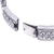 Sterling silver braided bracelet, 'Garden Path' - Fair Trade Sterling Silver Wristband Bracelet (image 2e) thumbail