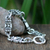 Sterling silver link bracelet, 'Lock and Key' - Sterling Silver Link Bracelet