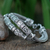 Sterling silver braided bracelet, 'Distinction' - Thai Sterling Silver Chain Bracelet thumbail