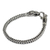 Sterling silver braided bracelet, 'Dragon Art' - Fair Trade Sterling Silver Chain Bracelet (image 2b) thumbail