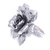 Sterling silver cocktail ring, 'Forever Rose' - Artisan Crafted Sterling Silver Flower Cocktail Ring (image 2d) thumbail