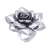 Sterling silver cocktail ring, 'Forever Rose' - Artisan Crafted Sterling Silver Flower Cocktail Ring (image 2e) thumbail