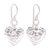 Silver heart earrings, 'In My Heart' - Silver 950 Heart Earrings thumbail