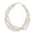Pearl strand necklace, 'Sweet and White' - Hand Made Bridal Pearl Strand Necklace (image 2a) thumbail