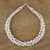 Pearl strand necklace, 'Pink Princess' - Handcrafted Bridal Pearl Torsade Necklace from Thailand (image p133610) thumbail