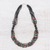 Onyx and tourmaline necklace, 'Night Colors' - Onyx and Tourmaline Beaded Necklace (image 2b) thumbail
