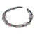 Onyx and tourmaline necklace, 'Night colours' - Onyx and Tourmaline Beaded Necklace