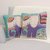 Cotton cushion covers, 'Purple Pachyderm' (pair) - Hand Crafted Cotton Cushion Covers (Pair) (image 2) thumbail