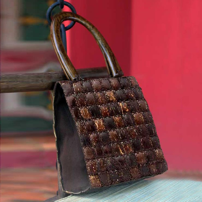 Coconut shell handbag, Modern Autumn