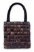 Coconut shell handbag, 'Modern Autumn' - Coconut shell handbag