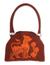 Cotton handbag, 'Lion Guardian' - Cotton handbag