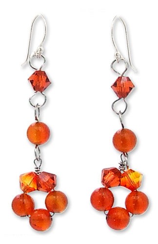 Artisan Jewelry Carnelian Earrings