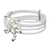 Pearl wrap bracelet, 'Dazzling Pinwheel' - Pearl Wrap Bracelet (image 2b) thumbail