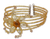 Citrine wrap bracelet, 'Dazzling Pinwheel' - Handmade Citrine Wristband Bracelet (image 2a) thumbail