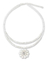 Pearl flower necklace, 'White Chrysanthemum' - Pearl flower necklace thumbail