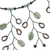 Beaded choker, 'Branch of Green' - Unique Beaded Quartz Necklace from Thailand (image 2c) thumbail