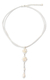 Pearl choker, 'Floral Elegance' - Pearl Choker Necklace thumbail