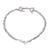 Silver anklet, 'Twin Fish' - 950 silver anklet (image 2c) thumbail