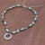 Jade pendant necklace, 'Endless Harmony' - Mango Wood and Jade Necklace (image 2c) thumbail