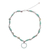 Jade pendant necklace, 'Endless Harmony' - Mango Wood and Jade Necklace (image 2d) thumbail