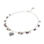 Pearl and rose quartz choker, 'Promise of Love' - Handcrafted Heart Shaped Sterling Silver Necklace (image 2c) thumbail