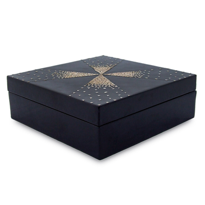 Thai Lacquered Wood Jewelry Box