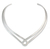 Sterling silver choker, 'Together Forever' - Sterling Silver Collar Handmade in Thailand