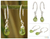 Peridot dangle earrings, 'Sparkling Dewdrop' - Silver and Peridot Dangle Earrings (image 2) thumbail
