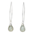 Quartz dangle earrings, 'Sublime' - Quartz dangle earrings thumbail