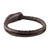 Leather wristband bracelet, 'Rugged Chic' - Artisan Crafted Leather Wristband Bracelet (image 2d) thumbail