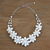 Pearl flower necklace, 'Jasmine Garland' - Pearl Flower Necklace from Thailand thumbail