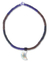 Beaded necklace, 'Moon of the Universe' - Beaded Glass Pendant Necklace (image 2a) thumbail