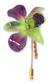 Natural orchid gold plated stickpin, 'Orchid Dreams' - Women's Natural Flower Brooch Pin (image 2a) thumbail