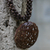 Coconut shell pendant necklace, 'Floral Medallion' - Thai Floral Coconut Shell Beaded Necklace (image 2) thumbail