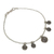 Silver charm bracelet, 'Secret Circle' - 950 silver charm bracelet (image 2b) thumbail