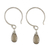 Smoky quartz dangle earrings, 'Smoky Teardrop' - Sterling Silver and Smoky Quartz Dangle Earrings (image 2d) thumbail