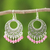 Sterling silver chandelier earrings, 'Moroccan Rose' - Sterling Silver Chandelier Earrings (image 2b) thumbail