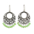 Sterling silver chandelier earrings, 'Moroccan Mint' - Sterling Silver Chandelier Earrings (image 2a) thumbail