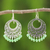 Sterling silver chandelier earrings, 'Moroccan Mint' - Sterling Silver Chandelier Earrings (image 2b) thumbail